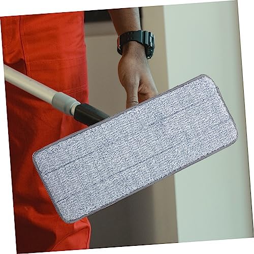 2pcs Microfiber Mop Pads Reusable Floor Cleaning Cloth
