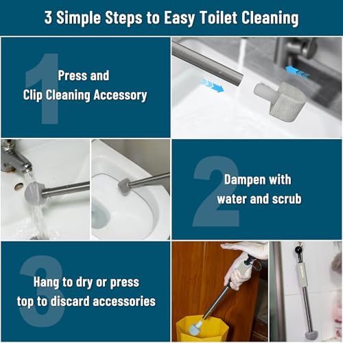 YINGMORE Pumice Stone Toilet Cleaner with Long Handle 1
