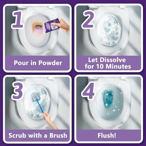 Krris Foaming Toilet Cleaner Powder 4-Pack