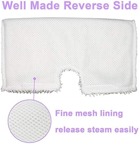 FFsign 6 Pack Washable Microfiber Steam Mop Pads for Shark Steam Mop