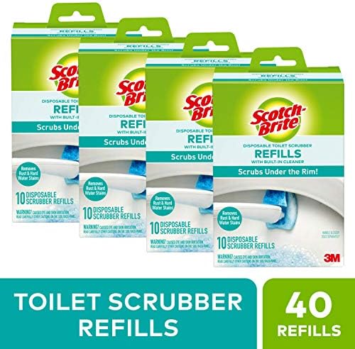 3M Scotch-Brite Toilet Cleaner Refill Pads 40 Count