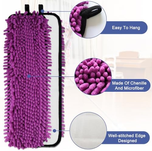 Diteje 5 Pack Replacement Mop Pads for Bona Reusable and Washable