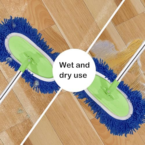 Reusable Microfiber Mop Pads 4 Pack Blue 1