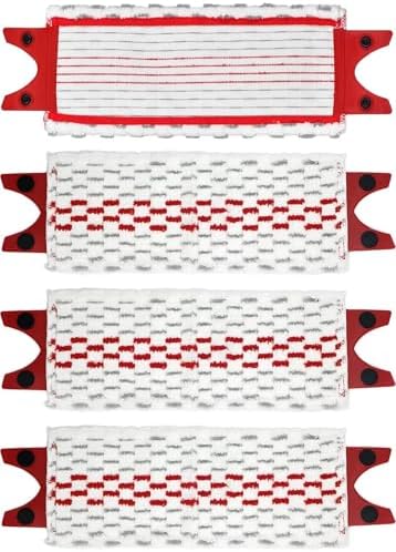 YNHIAG 4PCS Microfiber Mop Pads for Spray System