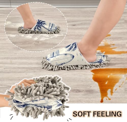 FLildon Microfiber Mop Slippers for House Floor Cleaning 1