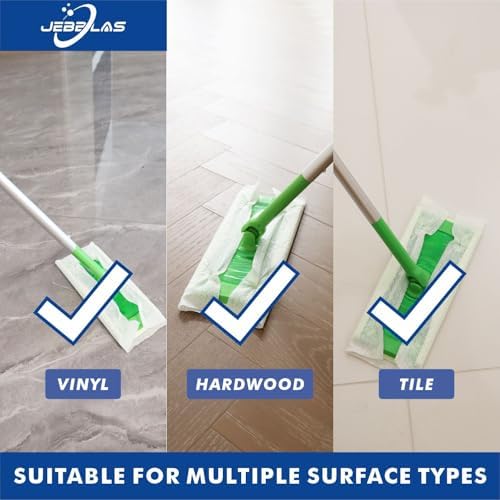 JEBBLAS Disposable Mop Refills 120 Count