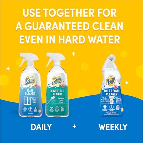 Lemi Shine Toilet Cleaner 24 oz 6 Pack Bleach-Free