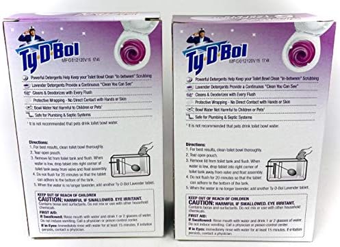 Willert Ty-D-Bol Toilet Cleaning Tablets with Lavender Scent