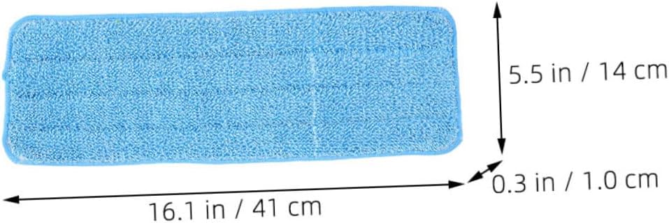 4Pcs Flat Mop Pads Replacement for Wet Dry Floor Cleaning 1