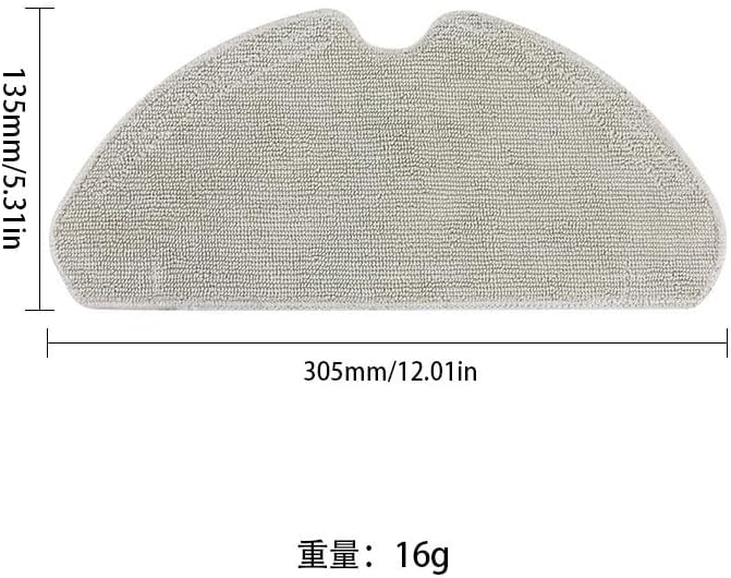Marebm Mop Cloth for Dreame D10S 8Pcs Replacement