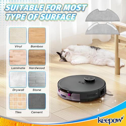 12PCS Reusable Vacuum Mop Pads for Eureka E10s E20 Plus