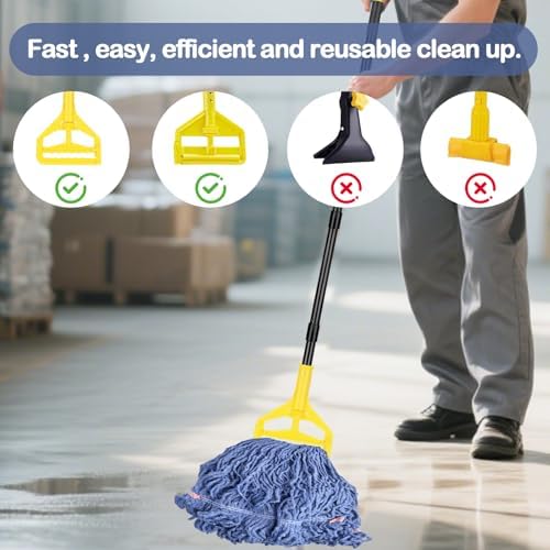 Primero Basics Loop-End Mop Head Replacement 6 Pack