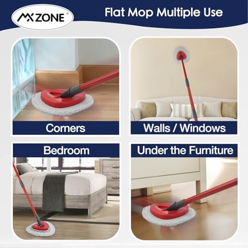 MXZONE Spin Mop Pad Replacement Set