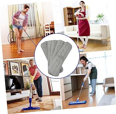 Ipetboom 5PCS Microfiber Mop Pads for Reusable Floor Cleaning