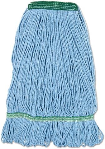 Boardwalk BWK502BLNB Super Loop Wet Mop Head - Medium Blue 1