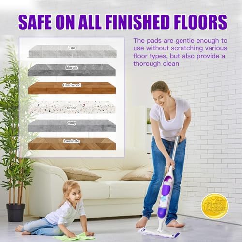 Disposable Power Mop Pads Refills for Swiffer PowerMop 20 Count