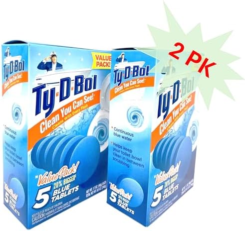 GOV Ty D BOL Toilet Tablets Blue Spruce Scent 10 Tabs