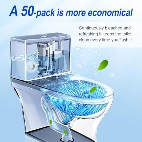 Gumthus Automatic Toilet Cleaner Tablets - 50 Pack AAA