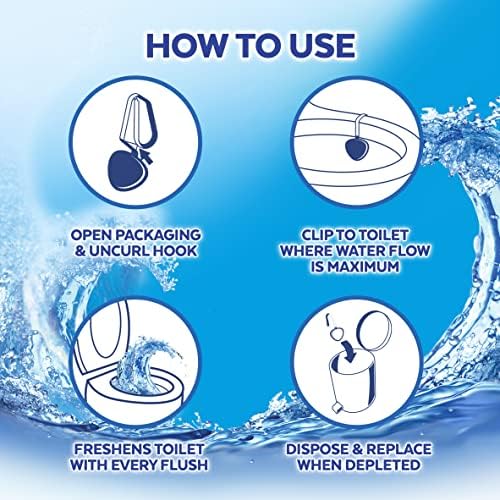 Lysol Automatic Toilet Cleaner Atlantic Fresh Scent 8 Count