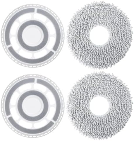 Fixbetter Replacement Mop Cloths with Holder for Roborock Models