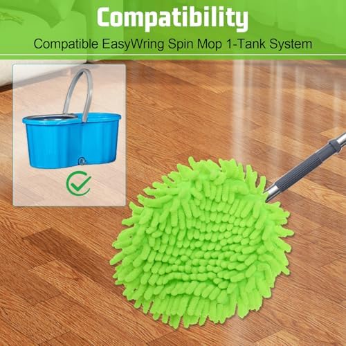 Yuomeaz 2 Pack Spin Mop Replacement Heads