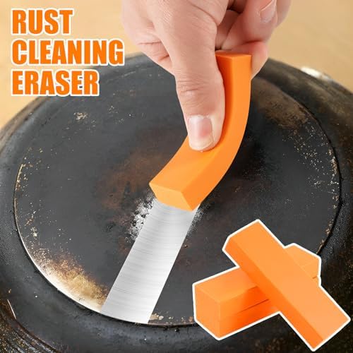 8Pcs Stainless Steel Decontamination Eraser for Kitchen Bathroom and More