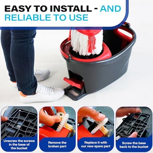 Novsix Spin Mop Replacement Heads Set