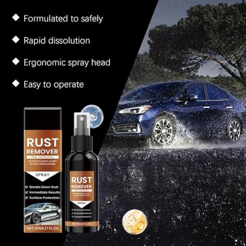 Fast-Acting Rust Remover Spray 3PCS