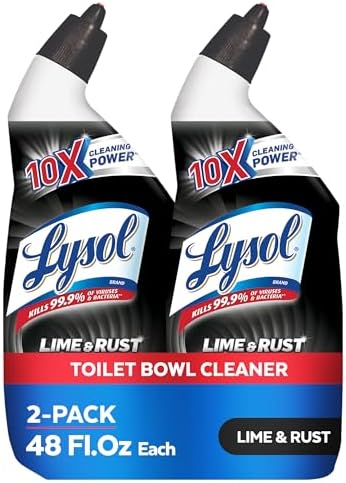 Lysol Lime Rust Remover Toilet Bowl Cleaner 48oz