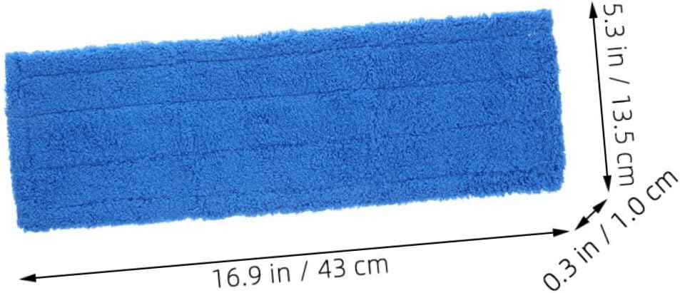 3Pcs Coral Fleece Mop Pads Replacement Washable