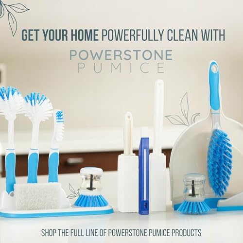 Powerstone Pumice Stone Toilet Cleaner with Handle - 3-Pack