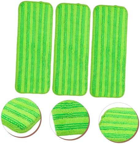 3pcs Microfiber Mop Pads Replacement Washable for Hardwood Tile