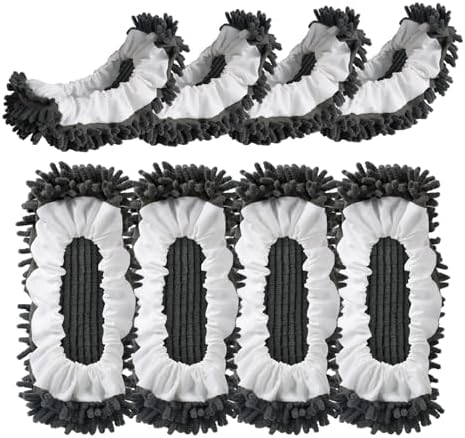 EKIORI Mop Slippers Socks - Washable Reusable Floor Cleaning Covers