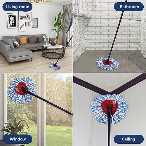 Anffeary 4 Piece Mop Head Set for O Cedar 2 Tank System
