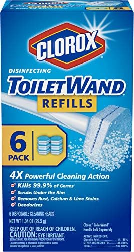 Clorox Wand Heads 6 Count for Effective Toilet Cleaning
