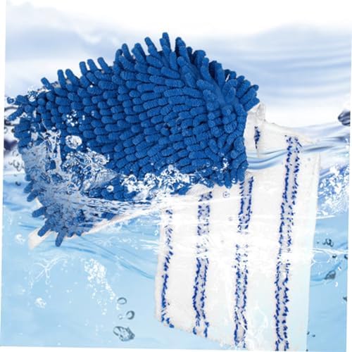 PACKOVE 2Pcs Chenille Mop Replacement Pads Reusable