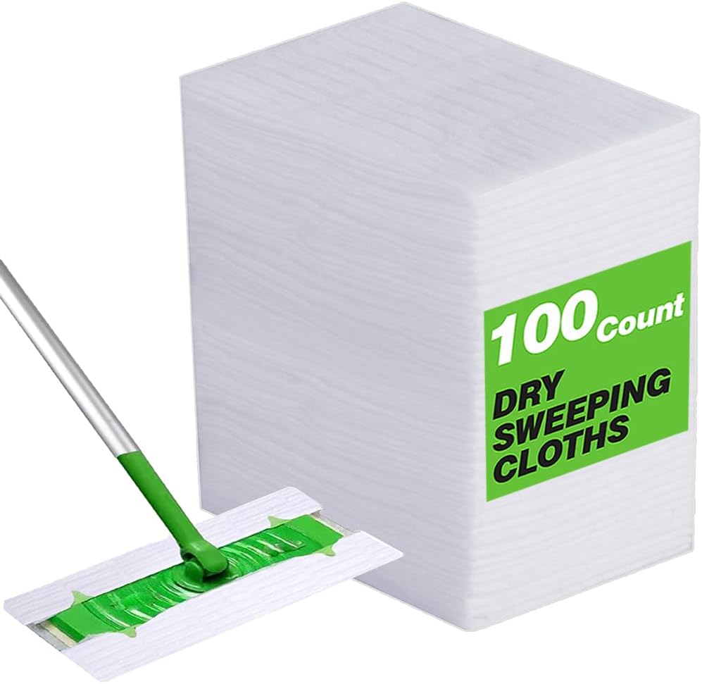 TETEPV Dry Sweeping Cloths for Swiffer 100 Count