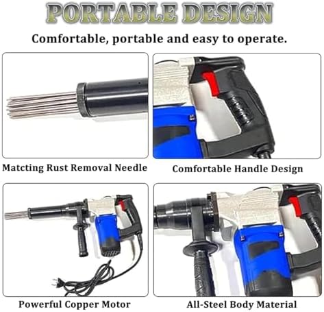 Electric Needle Scaler for Rust Removal