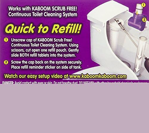 Kaboom Scrub Free Toilet Refill Tablets 2 Count
