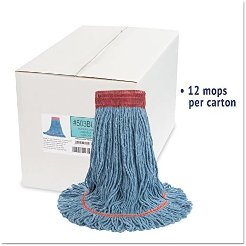 Boardwalk BWK503BLCT 5 Inch Super Loop Mop Head