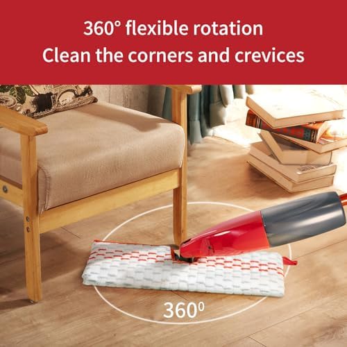 4 Pack Microfiber Spray Mop Pads for Oceda ProMist MAX Replace Head
