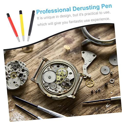 3pcs Heavy Duty Rust Remover Cleaning Pen for Watch Repair