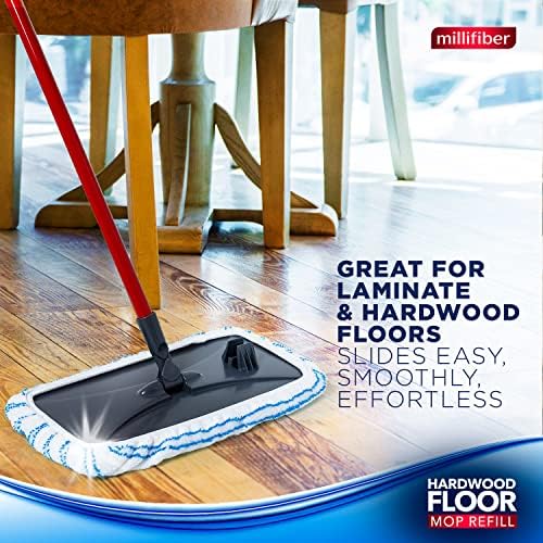 Millifiber Microfiber Mop Refills 15x8 Inches 12-Pack