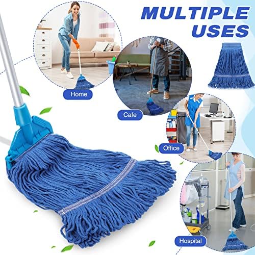 16 Pack Heavy Duty Mop Head Replacements