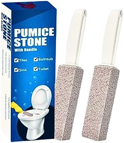 2 Pack Ring King Pumice Stone Toilet Cleaner with Handle 1