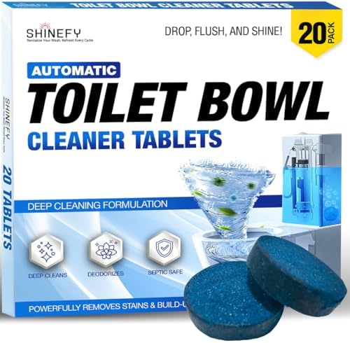 Shinefy Blue Toilet Cleaner Tablets 20 Tabs