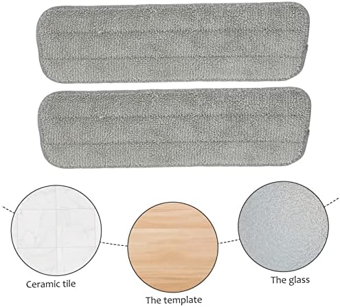 Ipetboom 5PCS Microfiber Mop Pads for Reusable Floor Cleaning