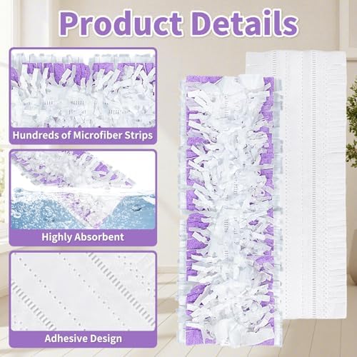 LOVECO 25 Count Power Mop Refills for Swiffer