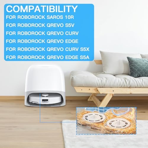 Fixbetter Replacement Mop Cloths with Holder for Roborock Models
