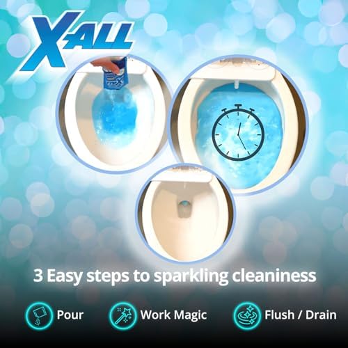 X All Foaming Toilet Cleaner - Self-Activating Powder